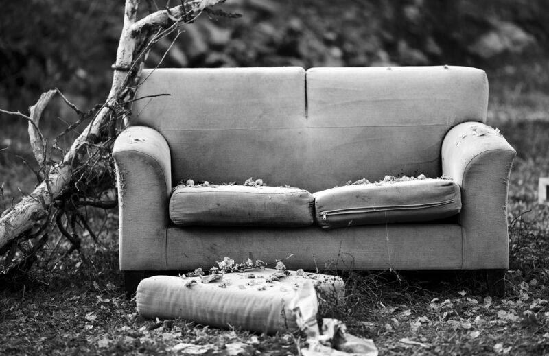 An old couch